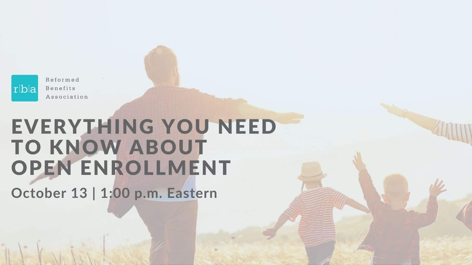 Open Enrollment webinar October 13, 2026 at 1 PM Eastern